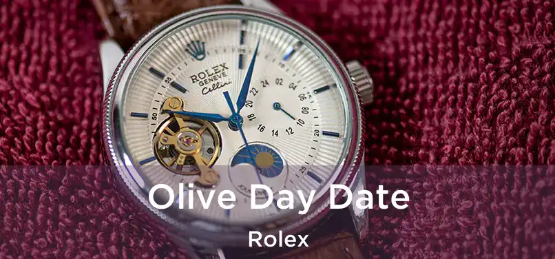  Olive Day Date Rolex